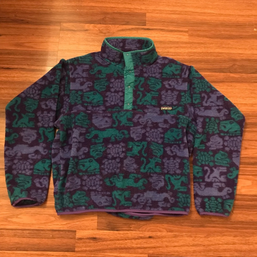Women’s Vintage Aztec Synchilla Made in USA Medium